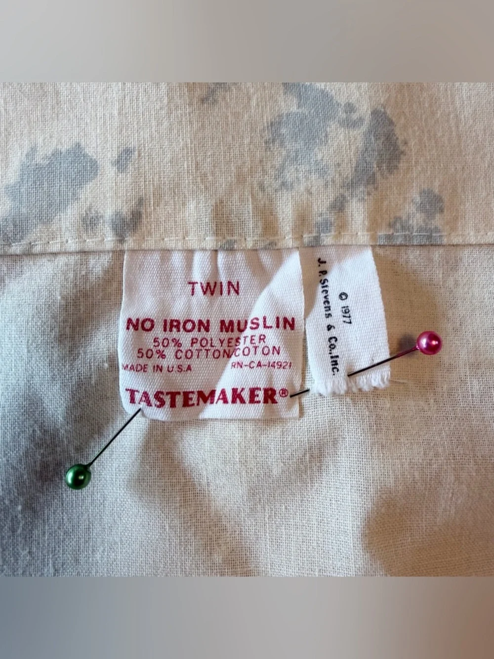 70s Floral Twin Flat Sheet